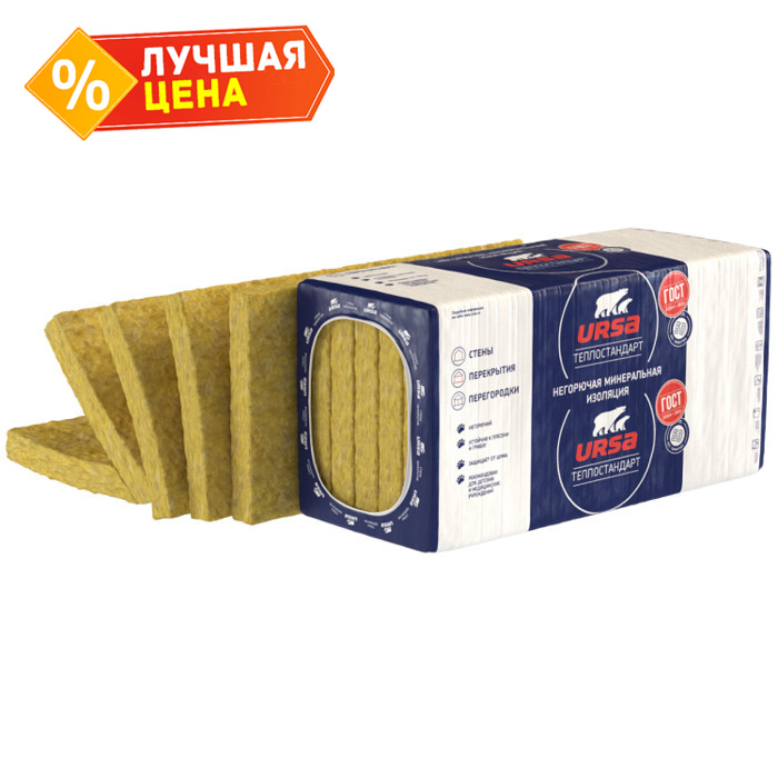 Утеплитель Урса Geo Теплостандарт плита 50х610х1230